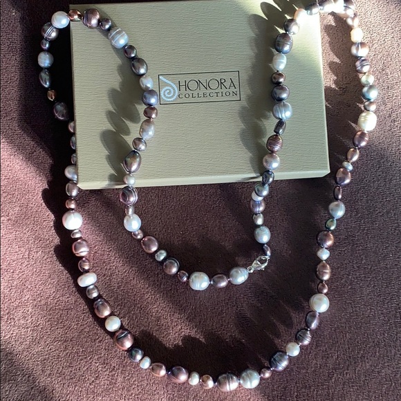 Honora Jewelry - Honora multi-brown pearl 36” necklace. NWOT!❣️